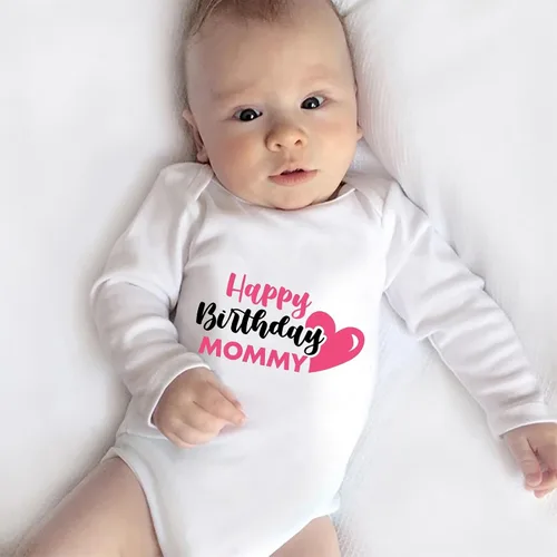 Vista 4 de I'm Not Spoiled My Grandma Just Loves Me Romper for Boy Long Sleeve Baby Girls Bodysuits