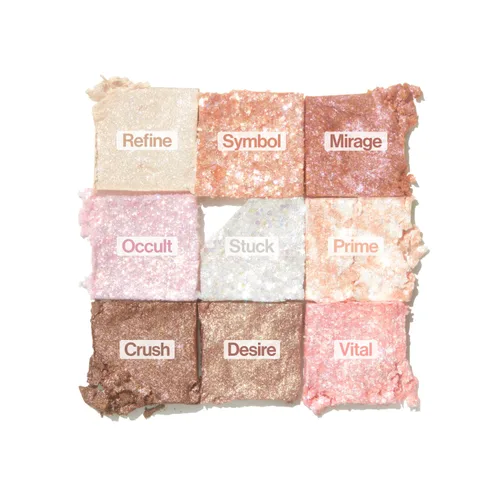 Vista 5 de UNLEASHIA Glitterpedia Paleta de sombras de ojos NO1 – Paleta de sombras de ojos brillantes con texturas versátiles con purpurina – Paleta