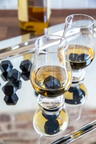 Vista 6 de Outset Chillware - Piedras de whisky, granito, juego de 9