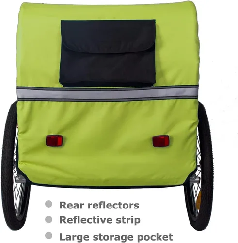 Vista 3 de Veelar - Remolque de bicicleta deportiva para 1 o 2 niños pequeños, portabicicletas