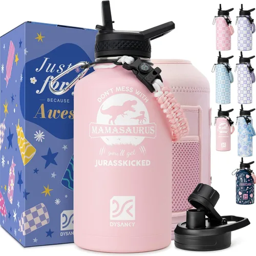 Vista 114 de DYSANKY Botella de agua aislada de 32 onzas, metal al vacío de acero inoxidable grueso, jarra de agua deportiva portátil para gimnasio y senderismo