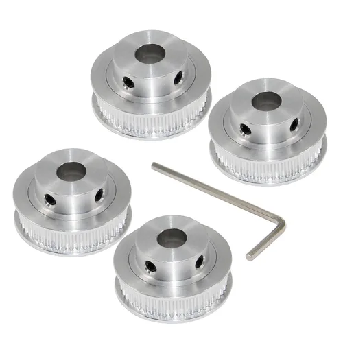 Vista 7 de 2GT Poleas de 30 dientes de 0.197 in de diámetro 30T Poleas de correa de distribución de aluminio para correa de 0.236 in de ancho, piezas