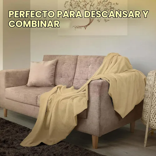 Vista 7 de Avalon Bedding - Manta térmica 100% algodón tamaño individual (183x229 cm) - Mantas de algodón perfectas tamaño individual para cubrir la cama