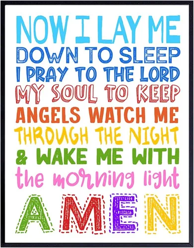 Vista 9 de Yellowbird Art & Design Arte y Decoración Religiosa para Pared - Lindos Regalos Cristianos para Dormitorio de Niños, Guardería, Niñas Pequeñas