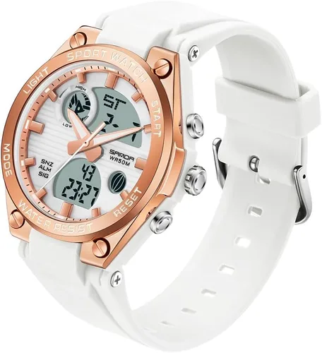 Vista 2 de KXAITO Women's Ladies Outdoor Waterproof Sports Watch Quartz Watch Fashion Bracelet Movement Analog-Digital Display Nurse Wrist Watches