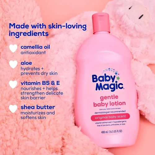 Vista 3 de Bby Magic Baby Loción Ori Tamaño 16.5 Bby Magic Baby Loción Original 16.5