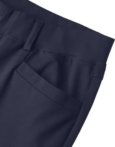 Vista 4 de siliteelon Pantalones de vestir para mujer, pantalones de trabajo casuales para mujer, pantalones de yoga con corte de bota, pantalones de negocios