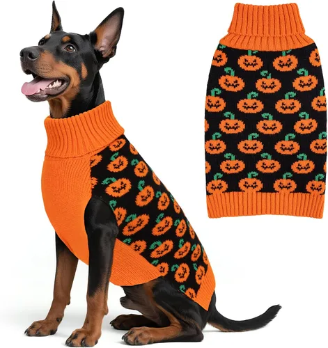 Vista 19 de KYEESE - Suéter de Navidad para perros con diseño de renos para perros pequeños, ropa a cuadros de búfalo rojo con agujero para la correa para días