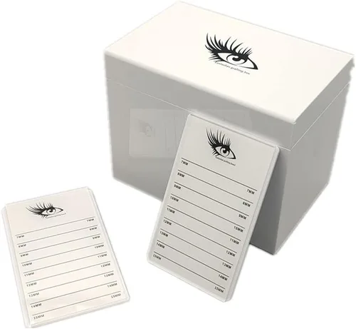 Vista 4 de May healthbeauty - Caja de almacenamiento de pestañas acrílicas de 10 capas, organizador de maquillaje, pestañas postizas, soporte para paletas