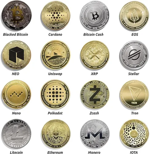 Vista 8 de Cryptochips Dogecoin (Doge) Criptomoneda física Criptomoneda conmemorativa que puede HODL