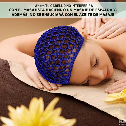 Vista 9 de KETAR 4 redes para el cabello para dormir, 5.5 x 7, gorra de malla viscosa Red para el cabello para prensa de seda; suave y cómoda para un uso