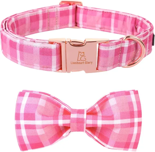 Vista 9 de Lionheart glory Collar de perro con bandera estadounidense, collar de lazo para perro del 4 de julio, resistente y ajustable, patriótico