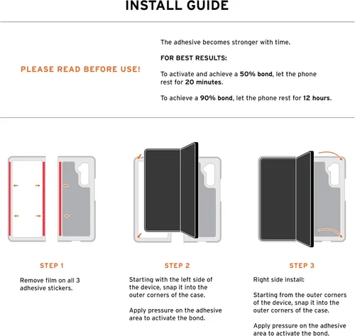 Vista 3 de URBAN ARMOR GEAR [Versión actualizada] Funda UAG para Samsung Galaxy Z Fold 5 2023 Plyo Pro Ash/Space Grey, resistente y antiamarilleamiento