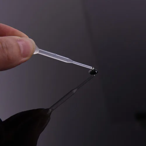 Vista 6 de Mudder 200 piezas de pipetas de transferencia graduadas desechables de 0.2 ml de capacidad, goteros de polietileno