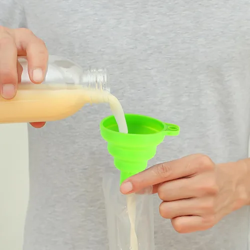 Vista 5 de LOMIMOS 200 bolsas para hacer paletas de hielo, bolsas desechables de plástico para paletas de hielo con embudo para adultos y niños, para hacer