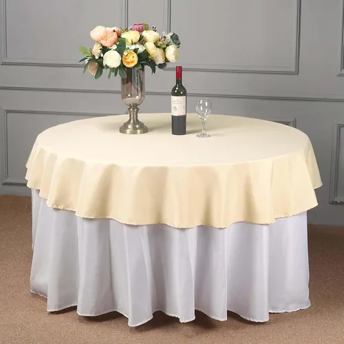 Vista 104 de Efavormart - Mantel rectangular de poliéster, 90 x 156 pulgadas, color borgoña, 5 unidades, para bodas, fiestas, restaurantes