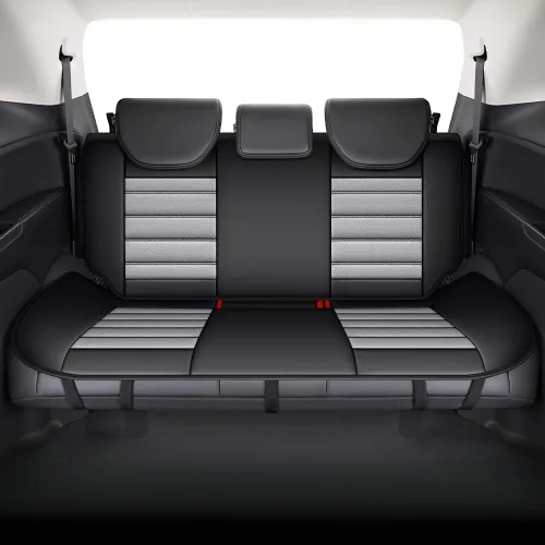 Vista 5 de JOJ Funda de asiento de automóvil para Ford Expedition 2007-2026, fundas de asiento de automóvil impermeables de cuero, juego completo, protector