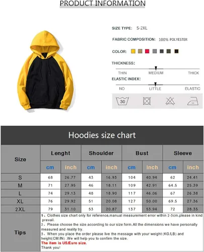 Vista 4 de LBL - Sudadera con capucha para hombre de mezcla suave con bolsillo tipo canguro