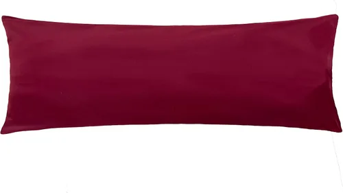 Vista 10 de iMaylex Funda de almohada con cremallera de tela de microfibra cepillada suave, cómoda y ligera, de fácil cuidado, negra, para cuerpo, 20 pulgadas x