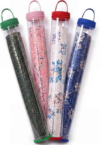 Vista 18 de 4 piezas de 33.5" transparente Mahjong Mat Bag, negro, cremallera