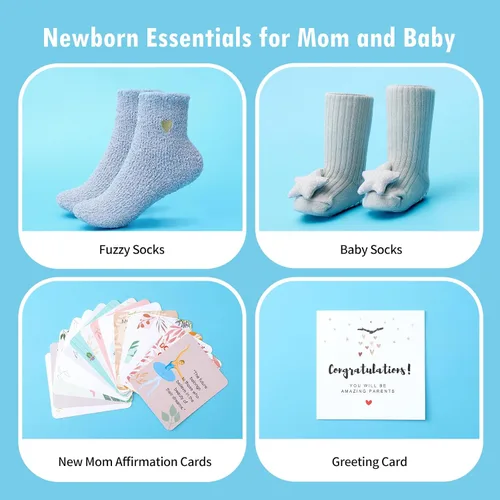 Vista 6 de Regalos de embarazo para mamás embarazadas, regalo significativo para nuevos padres, linda caja sorpresa de baby shower y revelación de género, caja