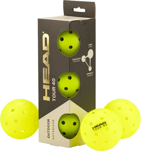 Vista 2 de HEAD Tour 40 bolas de pickleball - Caja (3 bolas)