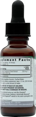 Vista 2 de Semillas Cardo Mariano, Nature's Answer libre de alcohol, 1 onza líquida, AF108, 1, 1, 1 Apoya el bienestar y la función hepática, vegano, sin
