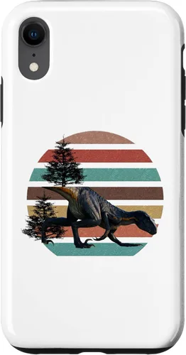 Vista 9 de Funda para iPhone 12 Mini Giganotosaurus Retro T Rex dinosaurio prehistórico para el día del padre