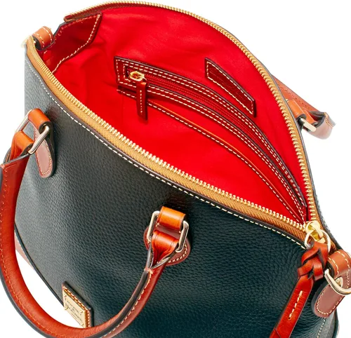 Vista 3 de Dooney Bourke Bolsa de darcy de grano de guijarro Negro