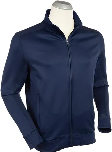 Vista 2 de Bobby Jones Ropa de golf - Chaqueta Performance RTJ Interlock con cremallera completa para hombre