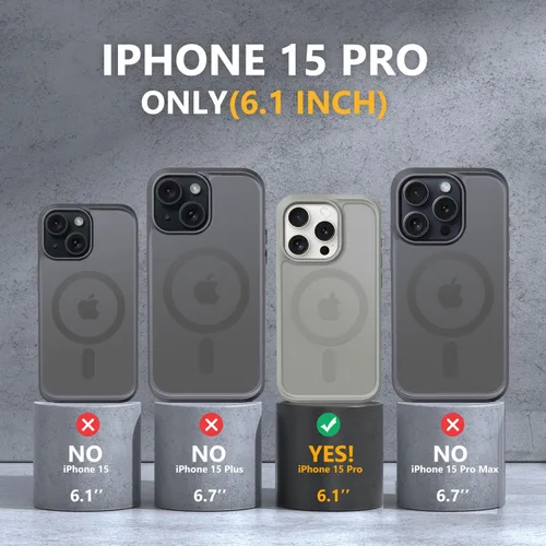 Vista 690 de MOCCA - Funda magnética resistente para iPhone XR de 6.1 pulgadas, compatible con MagSafe, funda con protección contra caídas de grado militar
