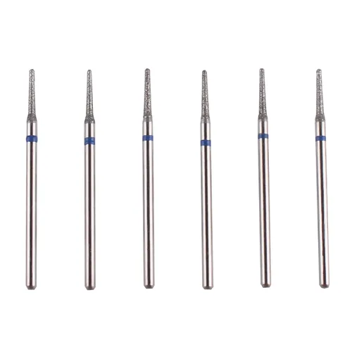 Vista 6 de Brocas de uñas limpias para cutículas en forma de bola, 6 piezas para preparación de uñas Broca de uñas de piedra de diamante para manicura
