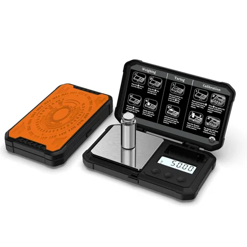 Vista 8 de Digitalgram Scale Jewelry Scale 200g 0.01g mini Scale Portable Powder Scale (Black)
