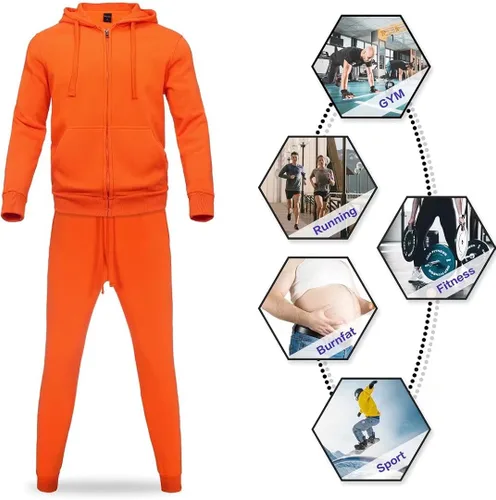 Vista 3 de Zusmen Chándal para hombre, chamarras y pantalones de 2 piezas