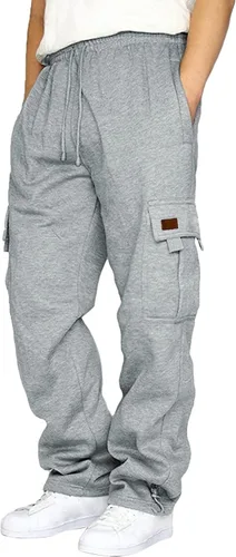 Vista 5 de Pantalones para hombres Pantalones casuales para correr Deportes elásticos con bolsillos Pantalones de hombre Pantalones de hombre Pantalones