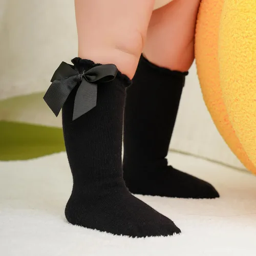Vista 17 de DRESHOW BQUBO - Calcetines de punto para bebé, calcetines de algodón para niñas pequeñas