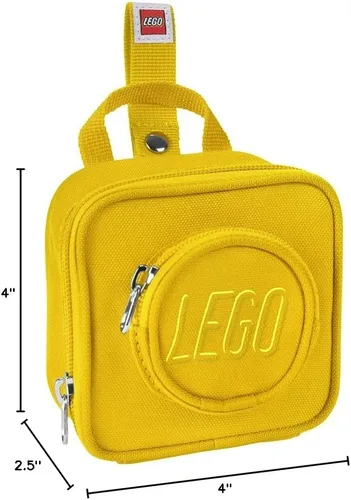 Vista 4 de LEGO Mini mochila de ladrillo para niños, Amarillo, Lego Mini mochila Brick