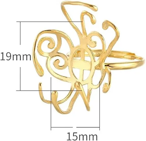 Vista 2 de Base de anillo de plata de ley 925 ajustable para anillo de piedras preciosas irregulares, ajuste de búsqueda en blanco, fabricación de joyas hechas