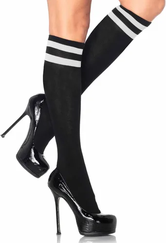 Vista 5 de Leg Avenue Women's Knee High Socks for Women Knee High Stockings Negro