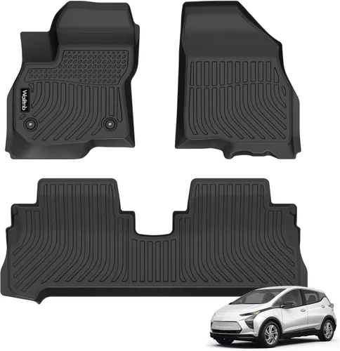 Vista 120 de Tapetes de piso para todo clima y forro de carga con respaldo para Chevrolet Suburban de 7 asientos 2021-2025 / GMC Yukon XL de 7 asientos