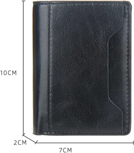 Vista 2 de ZAINJO Wallets For Men Business Credit Card Holder Men's Multifunctional Aluminum Alloy Pickup Bag Mini Slim Wallet Coin Purse Card Holder Wallet