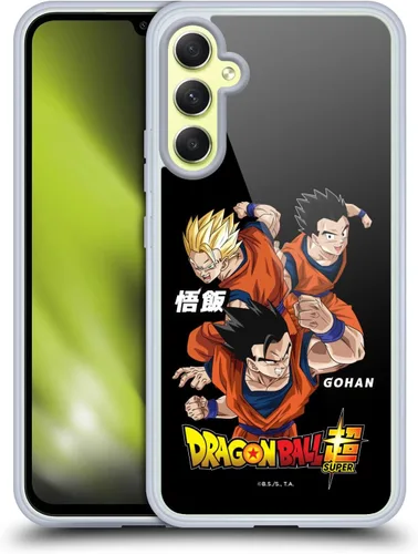 Vista 155 de Head Case Designs Funda de gel con licencia oficial de Dragon Ball Super Group Future Trunks Arc Characters [protección de grado militar] compatible