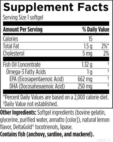Vista 2 de Designs for Health OmegAvail TG1000 - Suplemento de aceite de pescado TG (triglicérido) con EPA/DHA - Altamente concentrado 1000 mg de omega-3 por