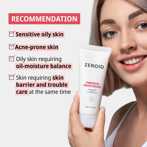 Vista 4 de ZEROID Pimprove Crema hidratante Crema facial hidratante de ácido hialurónico Loción facial coreana para mujeres y hombres Cuidado de la piel
