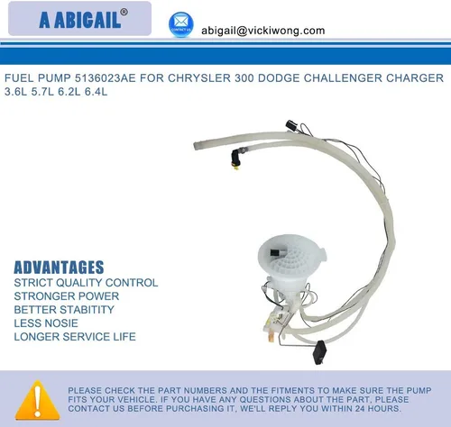 Vista 2 de Bomba de combustible E7264A compatible con Chrysler 300 2005-2014, Dodge Challenger 2008-2016, Dodge Charger 2006-2016, Dodge Magnum 2005-2008