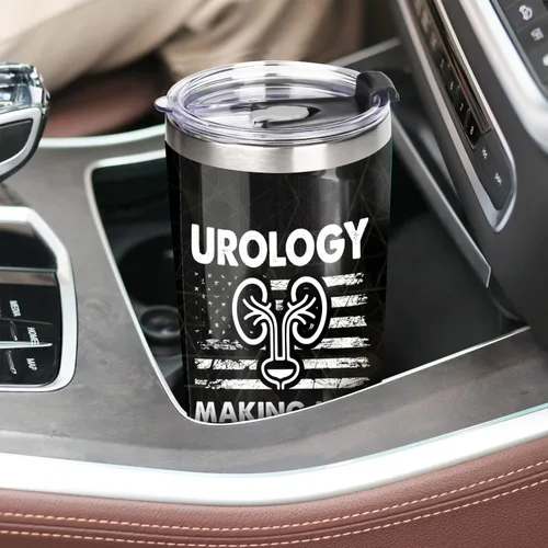 Vista 4 de Urology - Vaso de regalo para urólogo, tapa de popote de acero inoxidable de 20 onzas, regalo divertido para urólogo, regalo para el día nacional