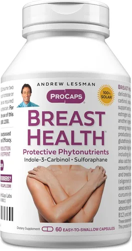 Vista 10 de ANDREW LESSMAN Breast Health 30 cápsulas – Proporciona compuestos protectores para el apoyo natural del delicado tejido del pecho
