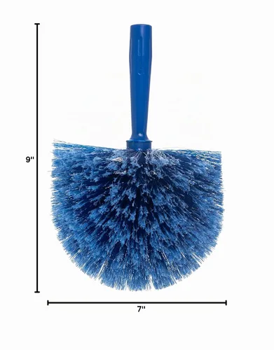 Vista 10 de SPARTA Flo-Pac Plumero de Limpieza Redondeado con Cerdas Cargadas Electrostáticamente para Limpieza, 9 X 7 X 7 Pulgadas, Azul