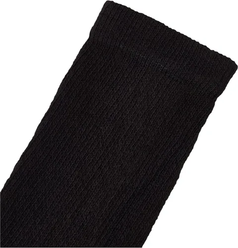Vista 3 de Hanes Calcetines dobles resistentes para hombre, paquete de 12 pares, Negro