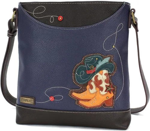Vista 17 de CHALA Sweet Messenger - Bolso de hombro de tamaño medio con correa ajustable Ajolote - Turquesa